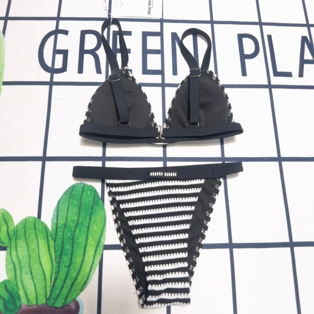 Women Sexy Striped Bikini Set