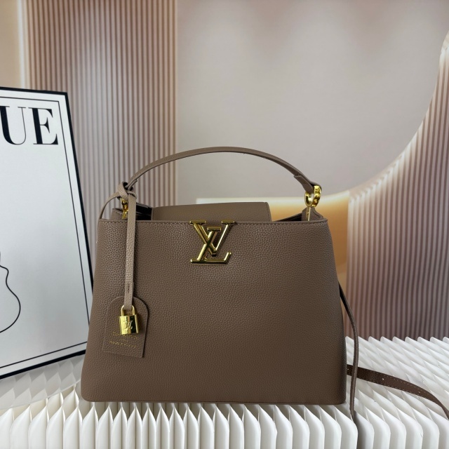 Metal Logo Leather Crossbody Bags