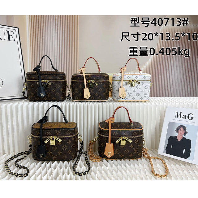 Printed Fashion Leather Women Makeup Bags