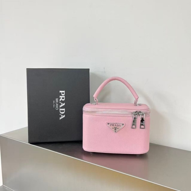 Fashion Logo Leather Crossbody Makeup Bags
