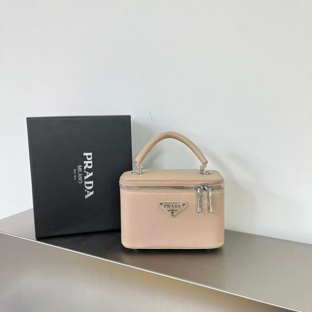 Fashion Logo Leather Crossbody Makeup Bags
