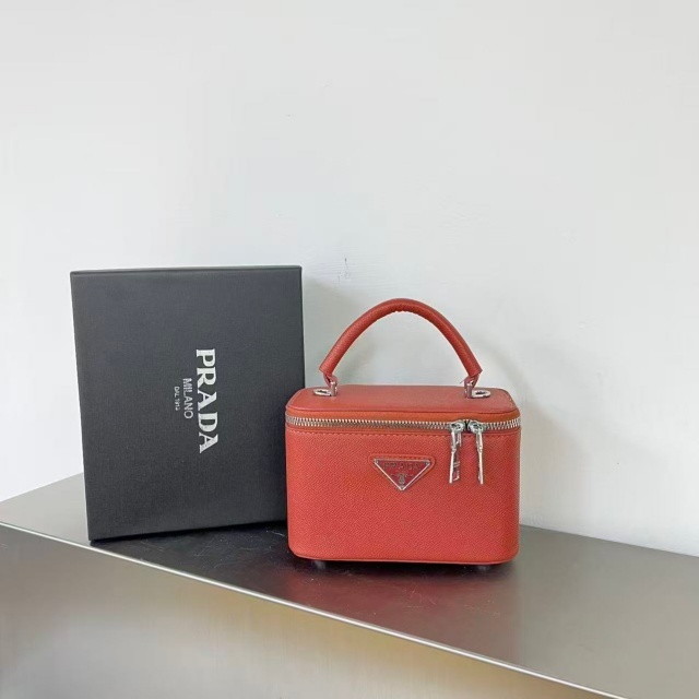 Fashion Logo Leather Crossbody Makeup Bags