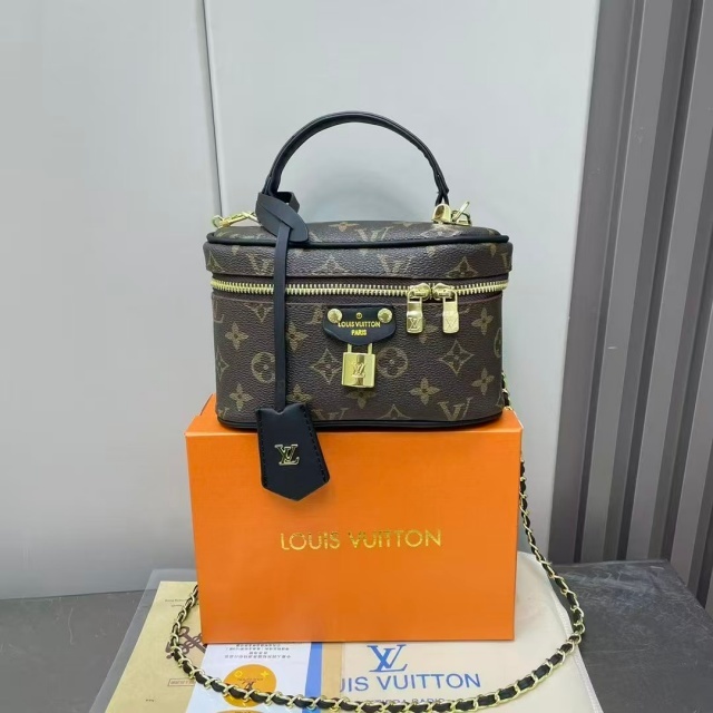 Leather Printed Fashion Women Crossbody Makeup Bags