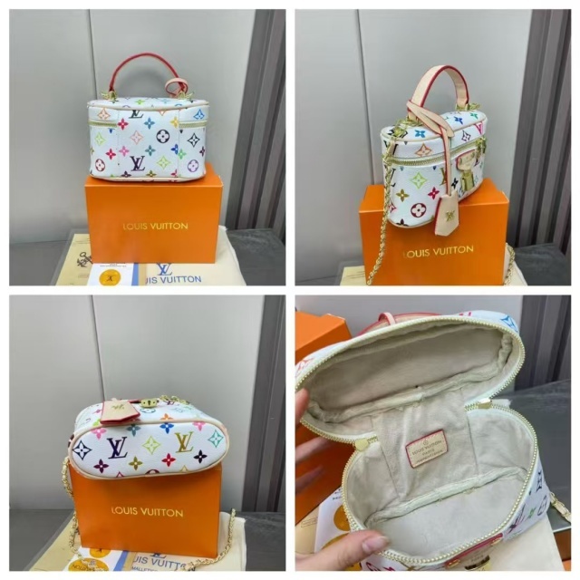 Leather Printed Fashion Women Crossbody Makeup Bags