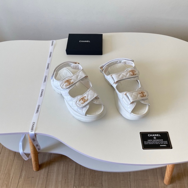 Luxury Fashion Thick-Soled Velcro Sandals
