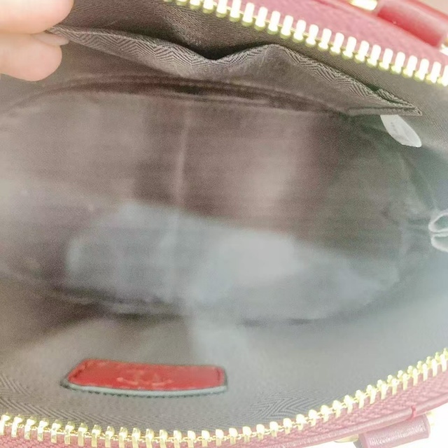 Metal Logo Leather Crossbody Handbags