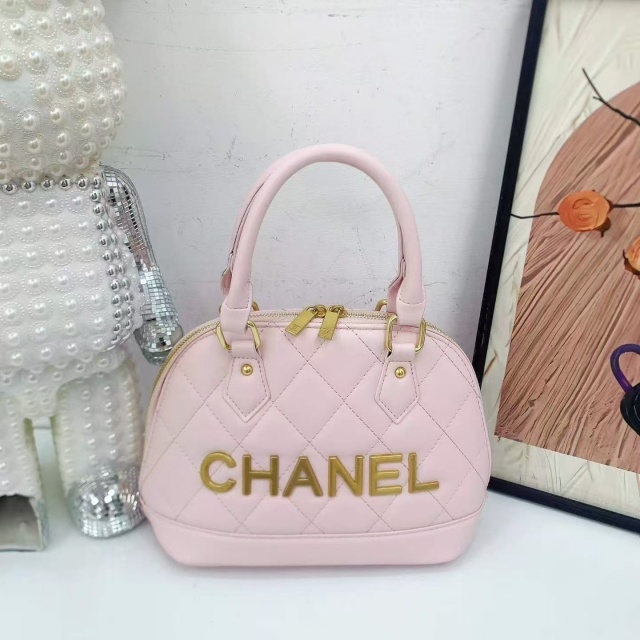 Metal Logo Leather Crossbody Handbags