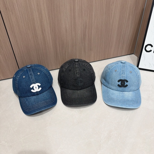 Washed Denim Unisex Fashion Baseball Caps