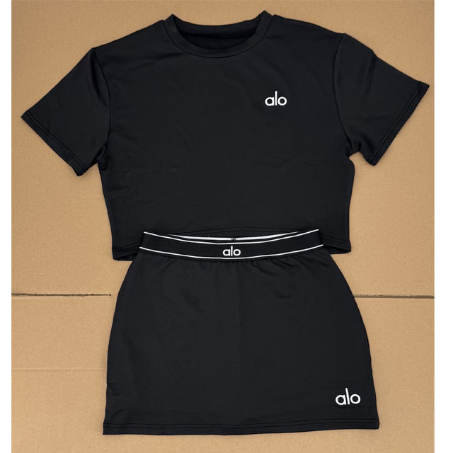 Fashion Embroidery Casual Sport Mini Skirt Set