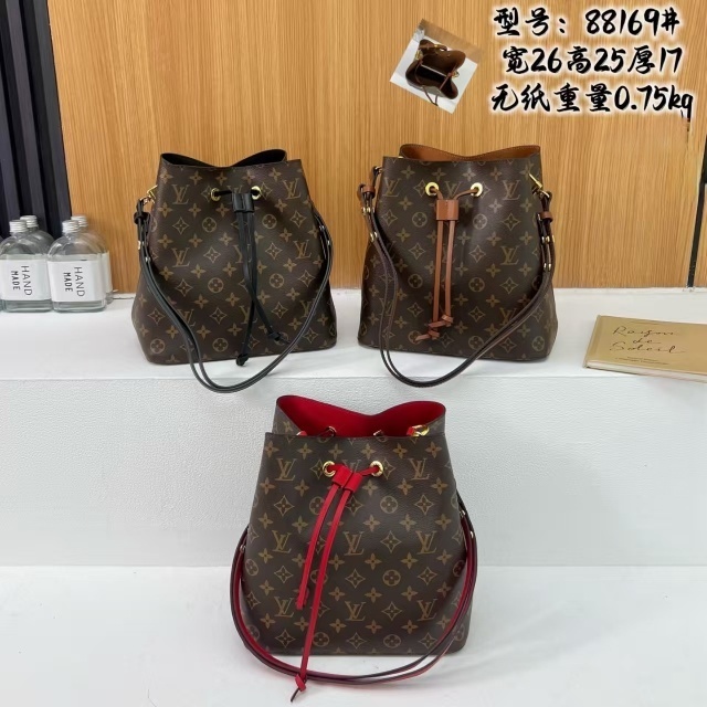 Leather Printed Fashion Women Bucket Bags