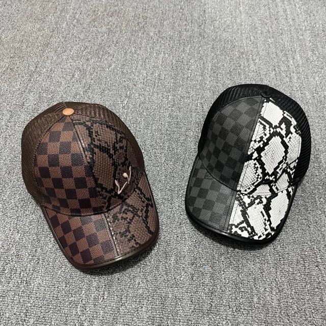 Luxury Fashion Color Block Unisex Baseball Caps