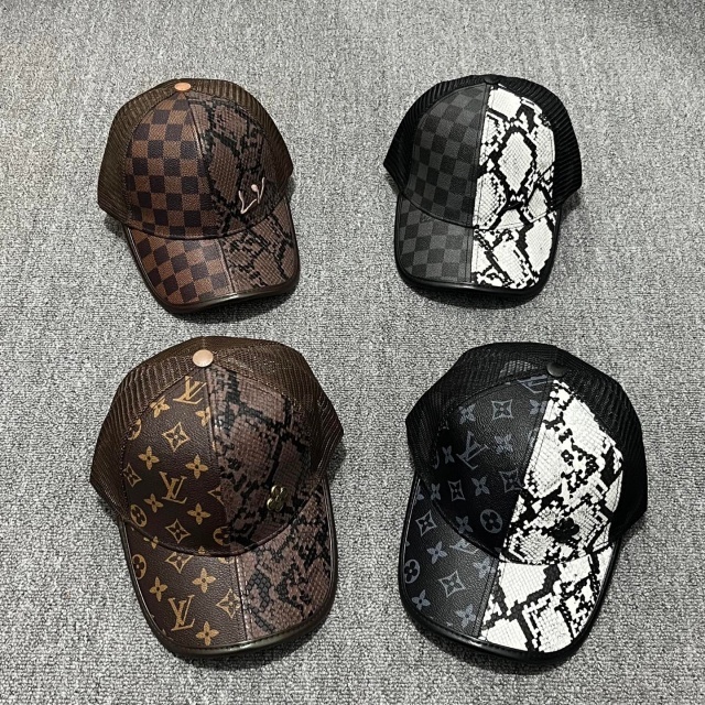 Luxury Fashion Color Block Unisex Baseball Caps