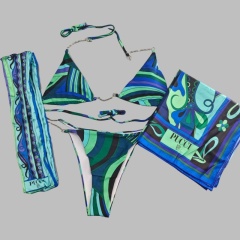 Bikinis with scarf & headscarf