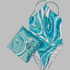swimsuit with scarf
