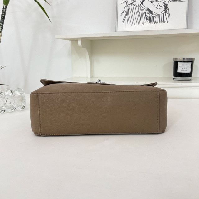 Metal Logo Leather Fashion Women Purses