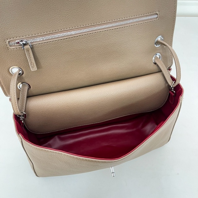 Metal Logo Leather Fashion Women Purses