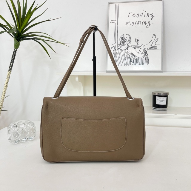 Metal Logo Leather Fashion Women Purses