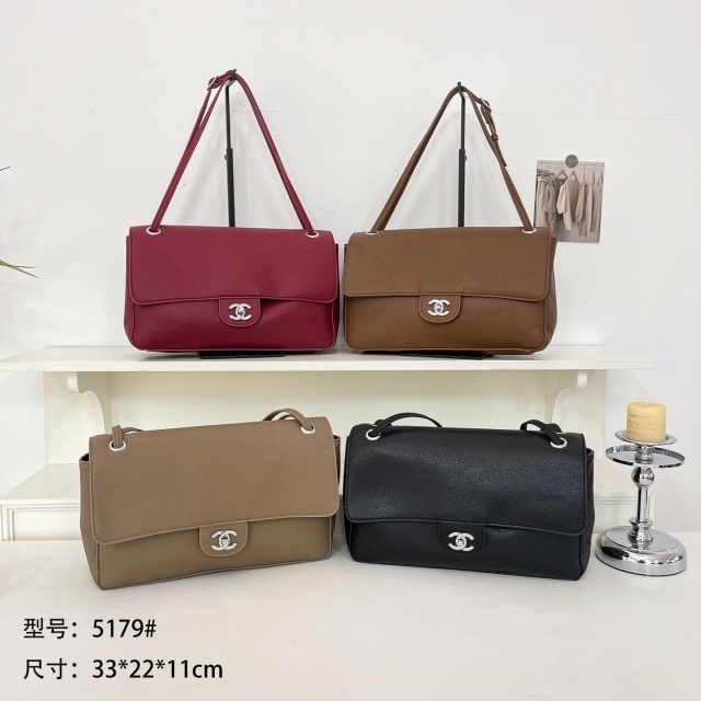 Metal Logo Leather Fashion Women Purses