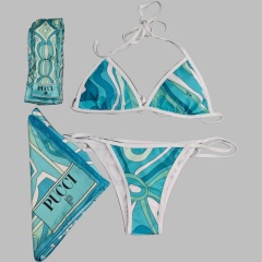 Bikinis with headscarf & scarf