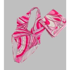 swimsuit with scarf