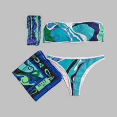 Bikinis with headscarf & scarf