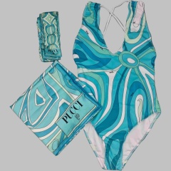swimsuit with headscarf & scarf