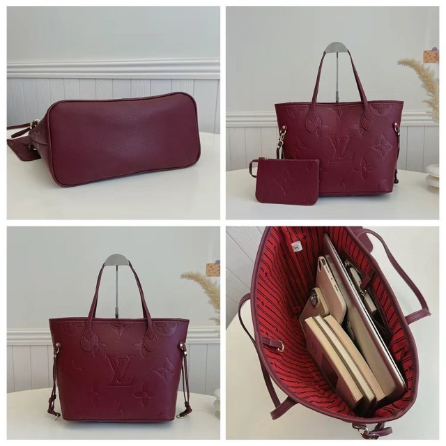 Leather Embossing Fashion Women Handbags