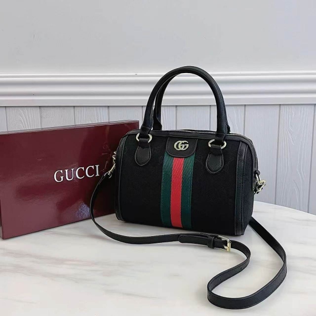 Metal Logo Leather Women Crossbody Bags