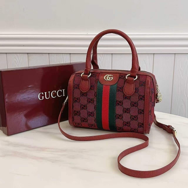 Metal Logo Leather Women Crossbody Bags