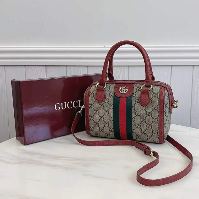 Metal Logo Leather Women Crossbody Bags