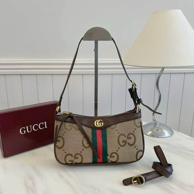 Metal Logo Leather Women Messenger Bags