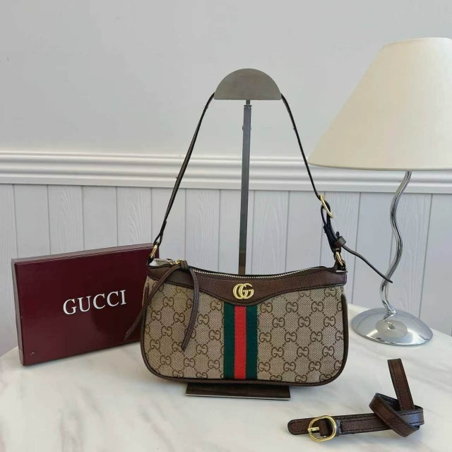 Metal Logo Leather Women Messenger Bags