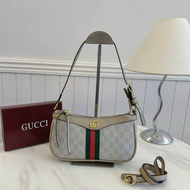 Metal Logo Leather Women Messenger Bags