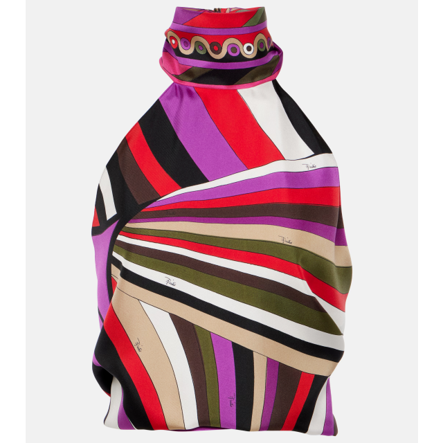 Halter Neck Backless Crop Top Fitted Short Set with Headscarf