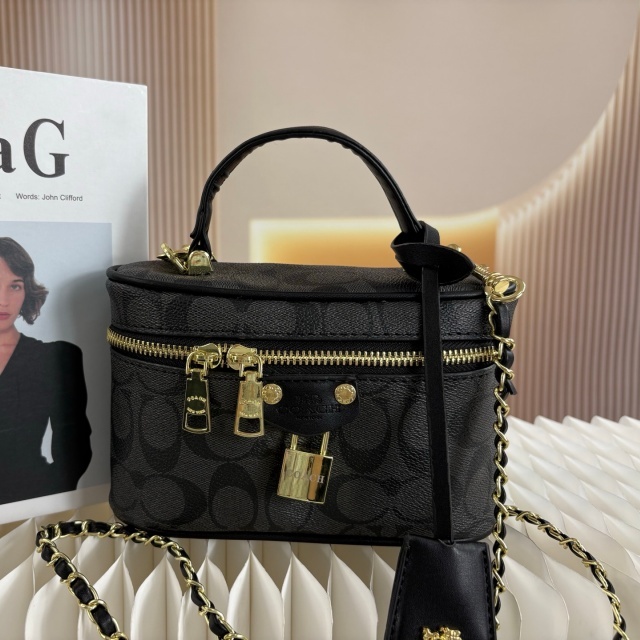 Leather Printed Women Crossbody Makeup Bags