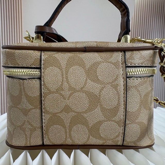 Leather Printed Women Crossbody Makeup Bags