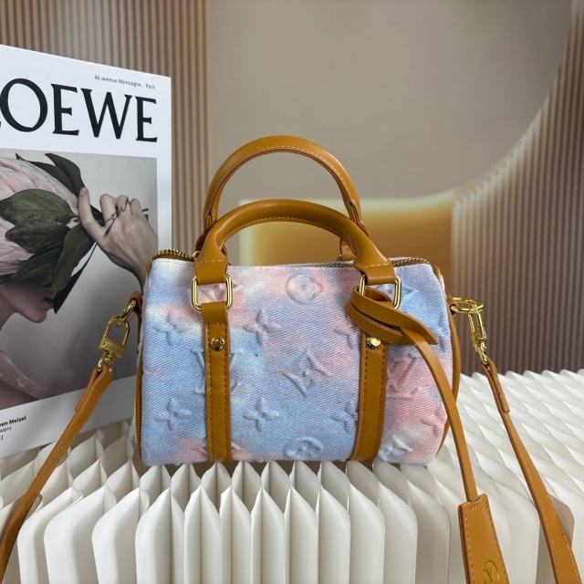 Luxury Fashion Tie Dye Crossbody Boston Bags