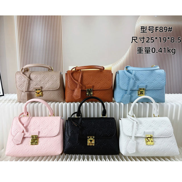 Fashion Leather Embossing Messenger Bags