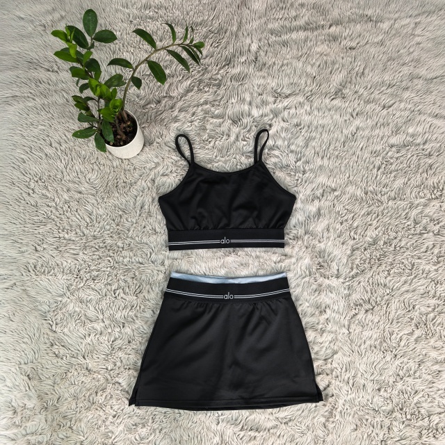 Fashion Sport Women Mini Skirt Set