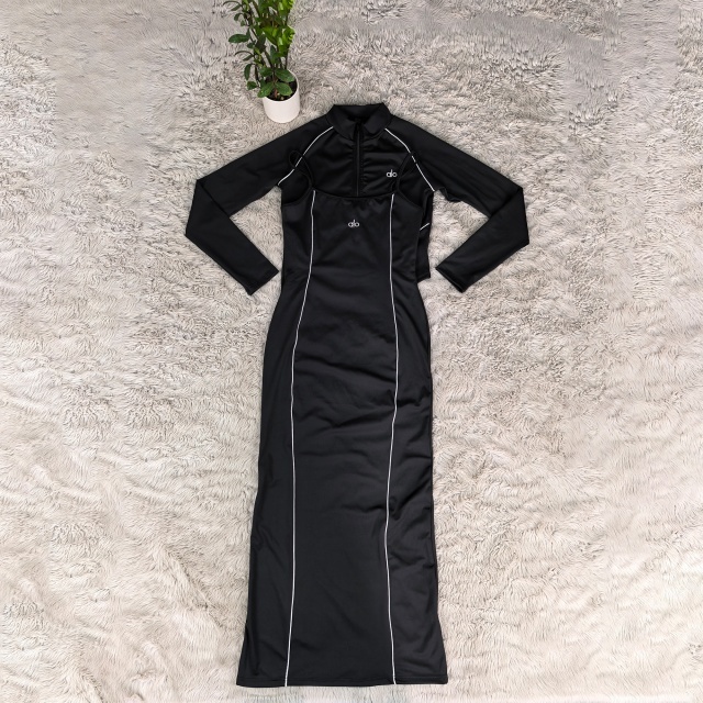 Fashion Women Sport Jacket Top Maxi Skirt Set