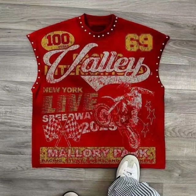 Graphic Tees Biker Shorts Two Pieces Set