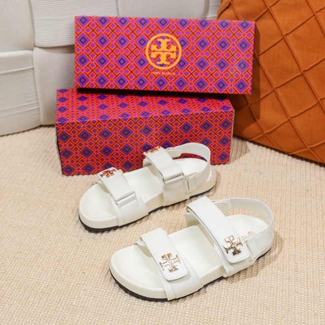 Fashion Logo Velcro Beach Flat Sandals
