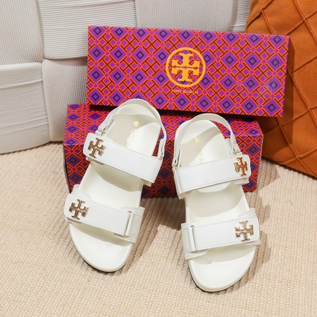Fashion Logo Velcro Beach Flat Sandals