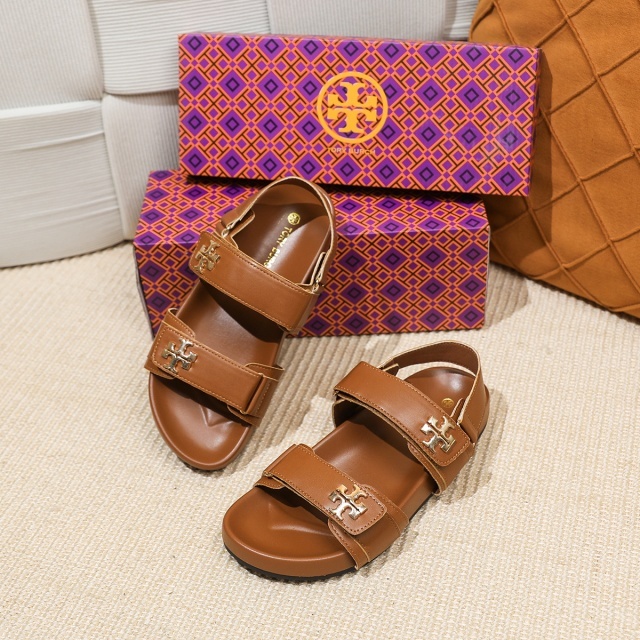 Fashion Logo Velcro Beach Flat Sandals