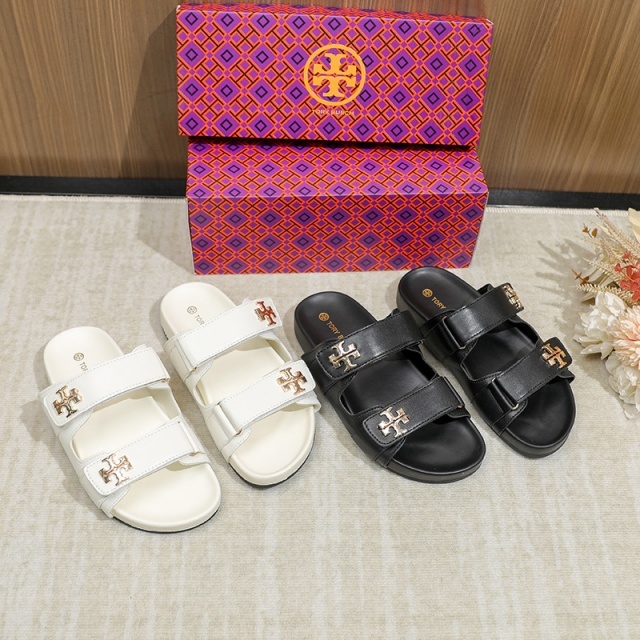 Fashion Logo Velcro Casual Slides