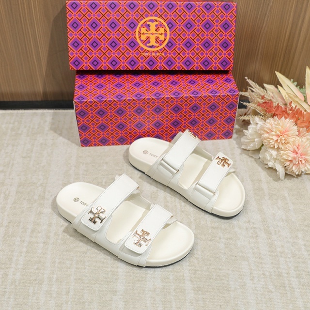 Fashion Logo Velcro Casual Slides