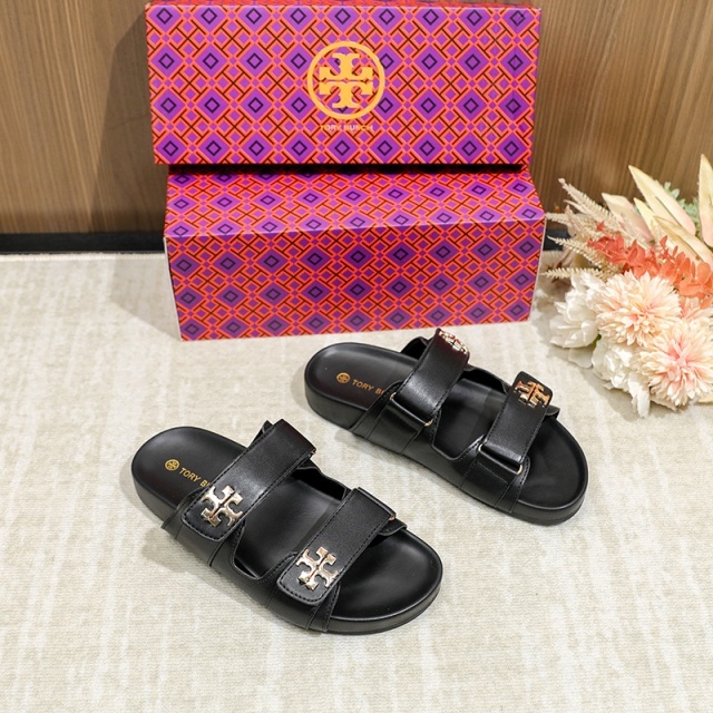 Fashion Logo Velcro Casual Slides