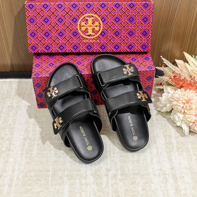 Fashion Logo Velcro Casual Slides