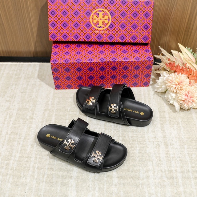 Fashion Logo Velcro Casual Slides