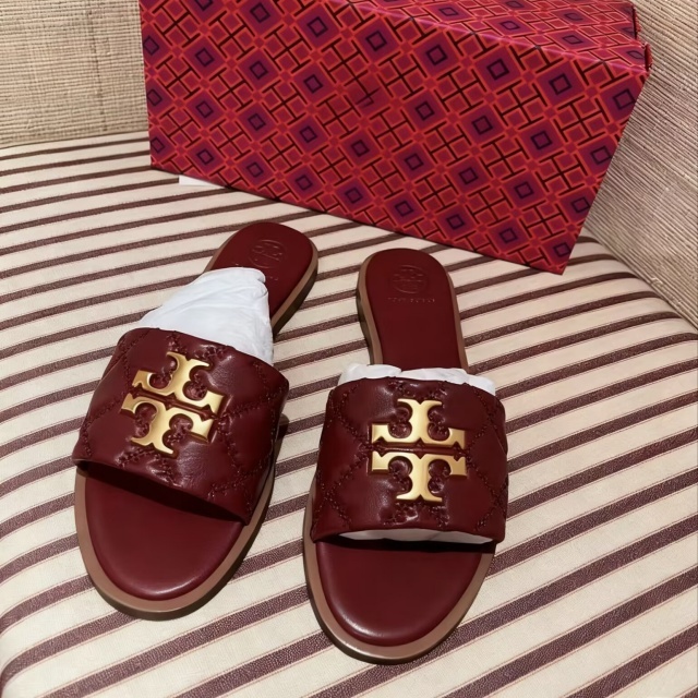 Metal Logo Fashion Beach Flat Slides